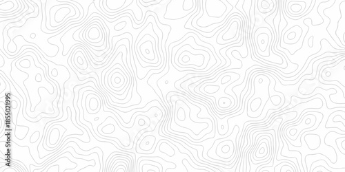 Minimal seamless area vector topo paper lines Topographic contour lines grid map pattern design. Geographic mountain relief. Contour maps. Topo contour paper map design.