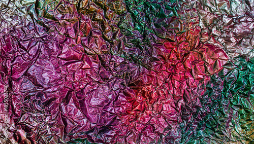 Bunte Metallstruktur