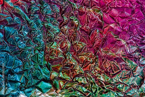 Bunte Metallstruktur