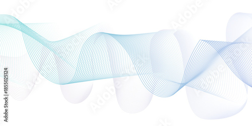 Abstract blue blend line technology business wavy background with waves flow background. minimal paper grid web smooth line. digital vector web soundwave pattern texture.