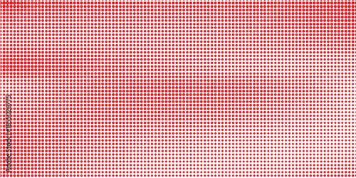 Pink  orange red polka dots gradient halftone background. Pop art cartoon dot texture with comic graphic design, Horizontal abstract pattern wall. vector modern