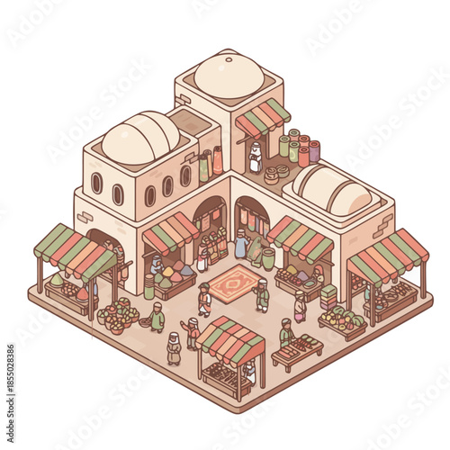 bazar vector illustration