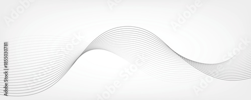 abstract wavy lines on white background