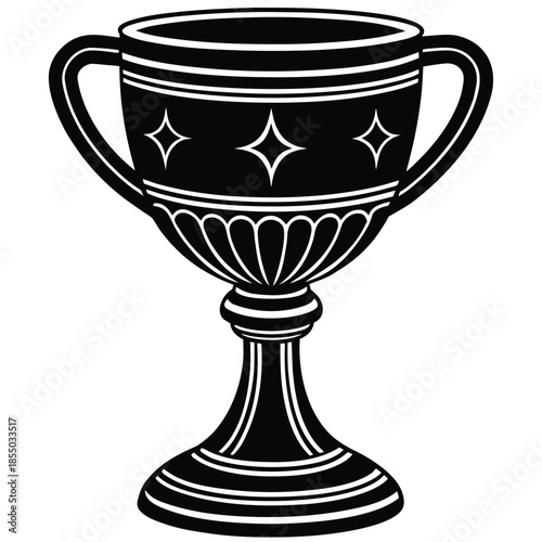 silver trophy cup