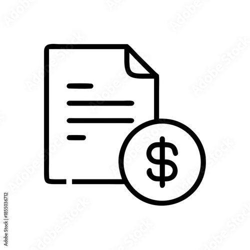 unpaid invoice icon