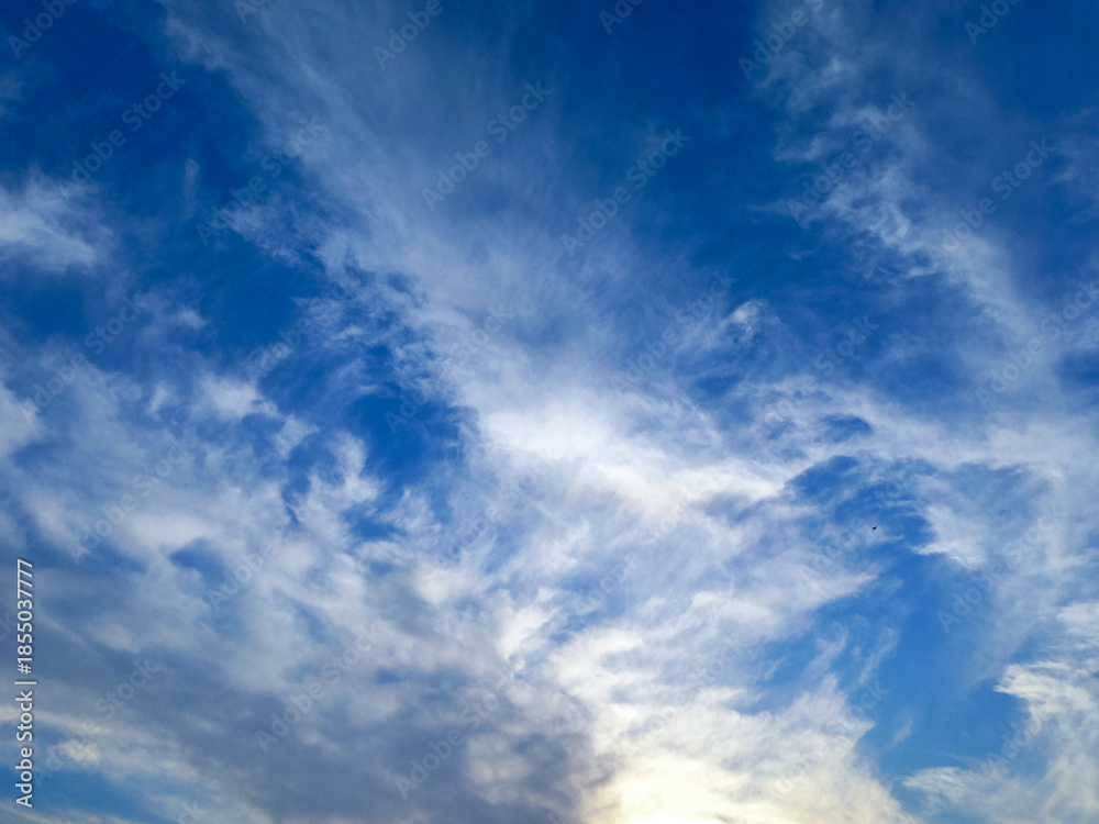 Obraz premium blue sky with clouds