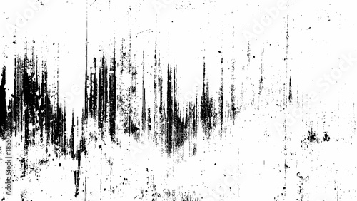 black and white grunge texture with paint splatters and smudges on surface