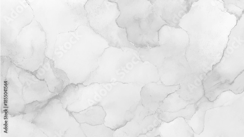 Marble texture with gray veins on white background