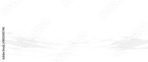 Vector black and white water texture, top view of sea waves, black and white water, background texture.	