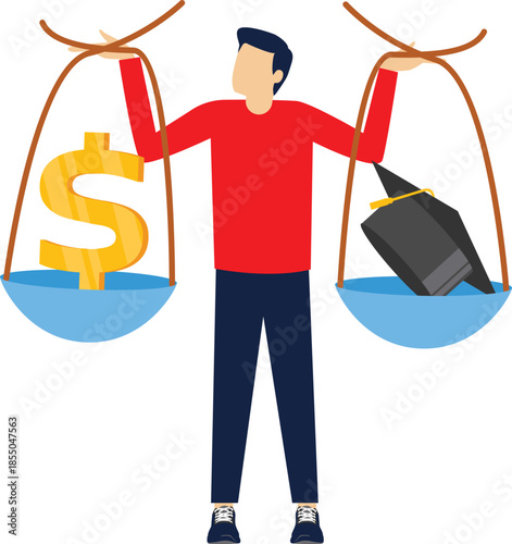 Vector IconMonthly expenses such as home loan. house rent, car payment, water bill, electricity bill, telephone. taxes bill, life insurance premium payment.