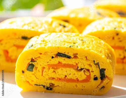 Golden Tamagoyaki Japanese Rolled Omelette