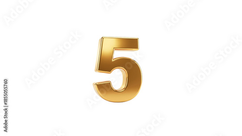 Free Download Golden number five - GFXLoad
