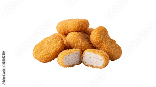 Chicken Nuggets on Transparent Background