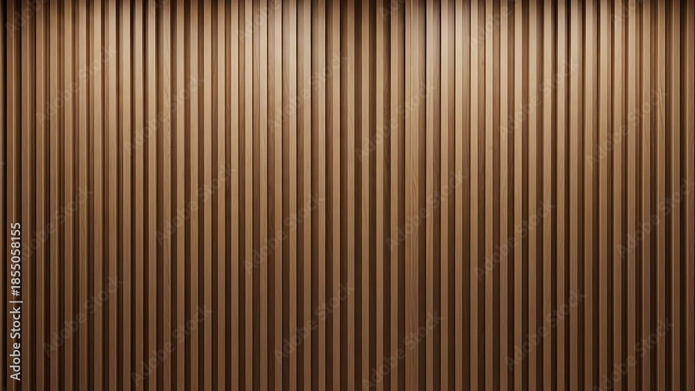 Fototapeta premium Vertical wooden slats wall