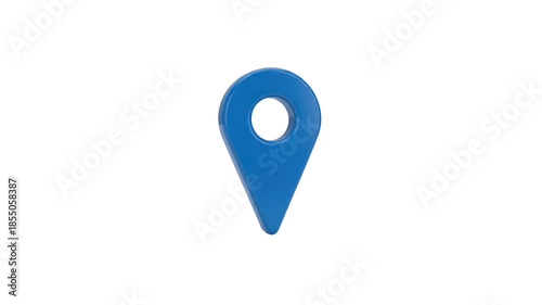 Blue location pin