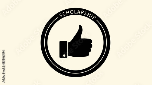 Scholarship Approved: Thumbs Up Approval Icon