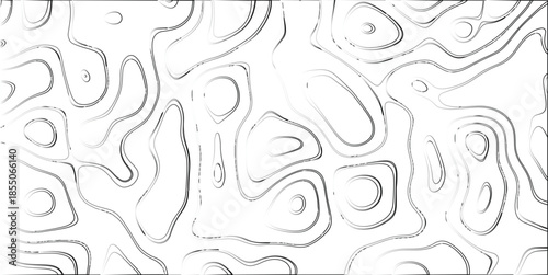 Abstract topographic map contour lines pattern with a textured metallic silver gradient effect on a clean white background, creating a modern and sophisticated visual texture for design projects