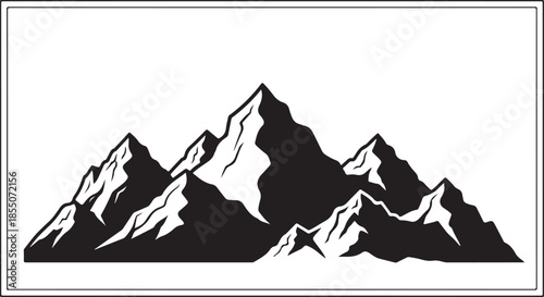 Mountain Range Logo Collection

Minimal Alpine Mountain Silhouettes Set

Outdoor Mountain Peak Icons Bundle