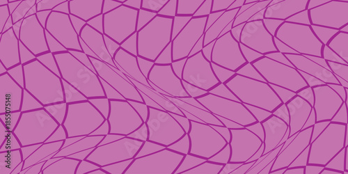 simple purple outline hexagon wave pattern for banner poster background.