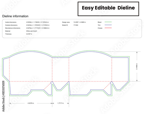 arc display box dieline template box dieline die lines packaging custom dieline  box cardboard box dieline pizza box dieline printable product packaging layout,