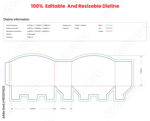 display box dieline template box dieline die lines packaging custom dieline  box cardboard box dieline pizza box dieline printable product packaging layout,