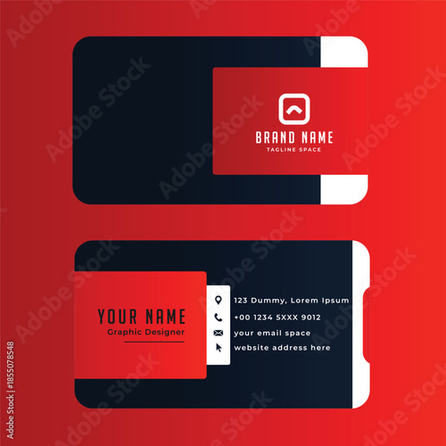 corporate company business card design