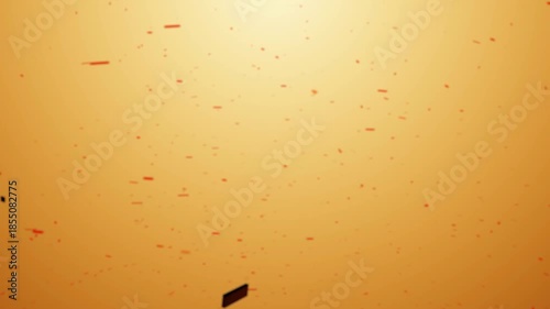 3D particle motion graphics template for the intro title opener background and media presentation banner 