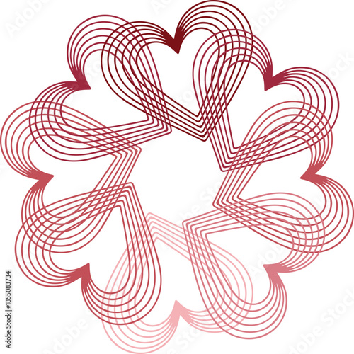 seamless pattern with hearts