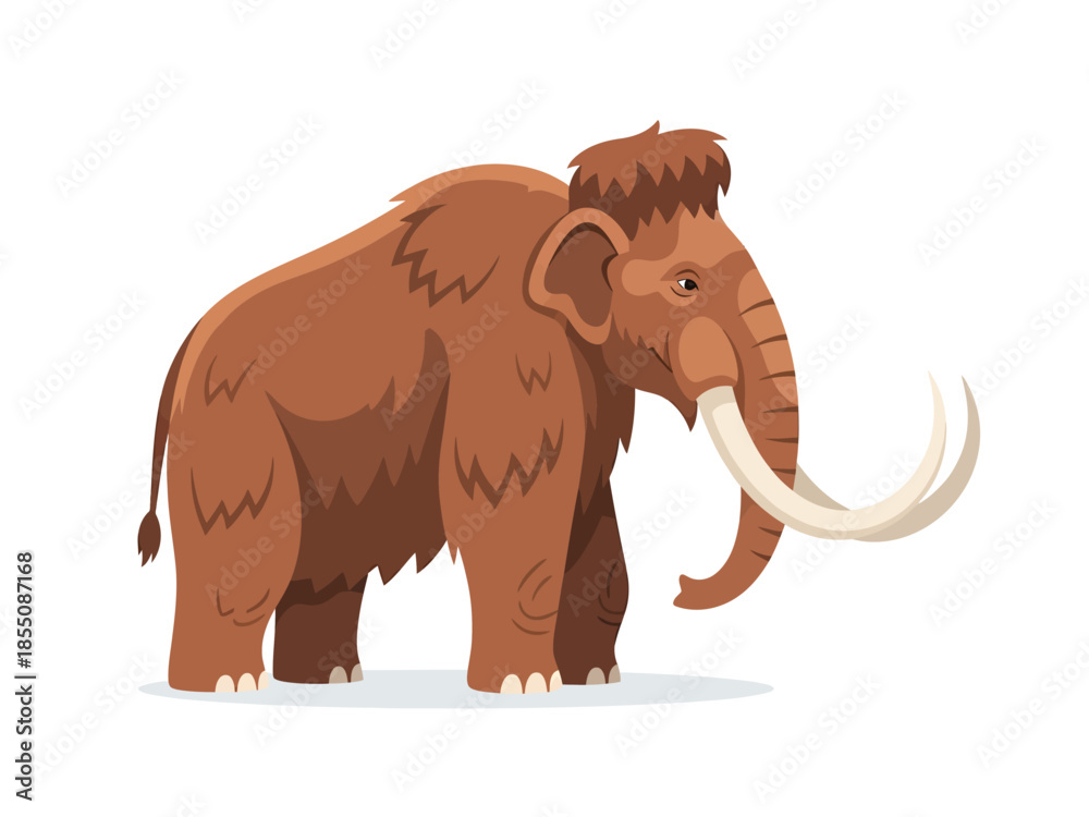 Obraz premium big mammoth, vector illustration design