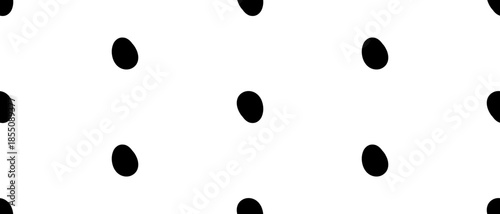 Small black dots on white seamless background. Minimal sprinkle pattern in clean geometric style. Vector illustration on an isolated background.