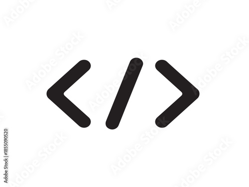 Stunning coding icon representing modern development workflow