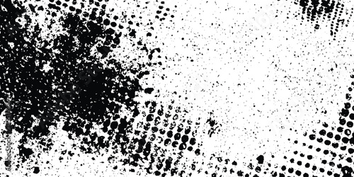 Abstract vintage stone, concrete, dirt, noise surface pattern. Grunge halftone background Vector, black and white error glitch art design grunge background Dot pop art comic sport style vector .