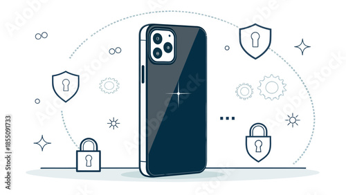 Smartphone with advanced security features and protection