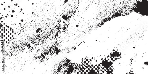 Abstract halftone background . Grunge halftone background Vector, black and white error glitch art design grunge background Dot pop art comic sport style vector .