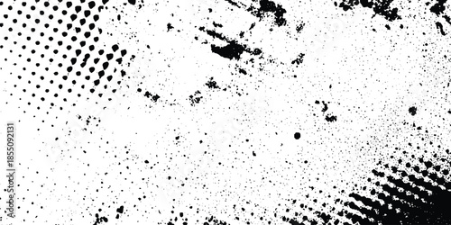 Abstract halftone background . Grunge halftone background Vector, black and white error glitch art design grunge background Dot pop art comic sport style vector .