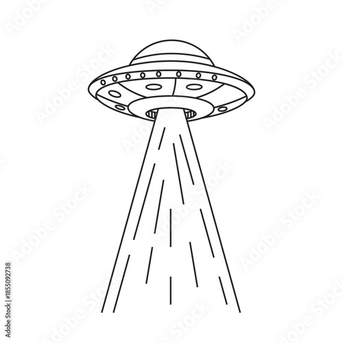ufo in space