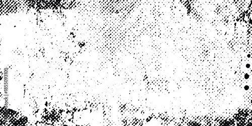 Abstract halftone dots grunge paper texture design. Distress overlay vector textures Distressed overlay texture. vector design