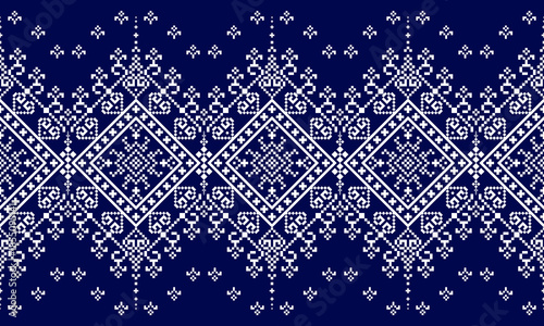 Christmas fair isle pattern design for fashion textiles, knitwear and graphics