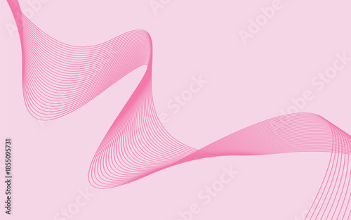 Pink abstract wave background