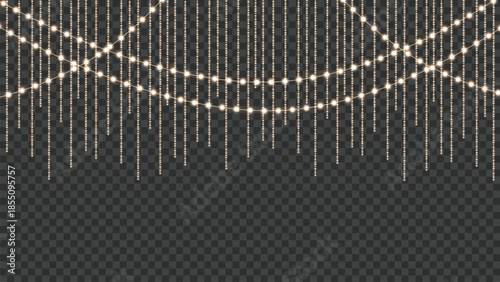 Elegant string lights with a festive glow perfect for any celebration