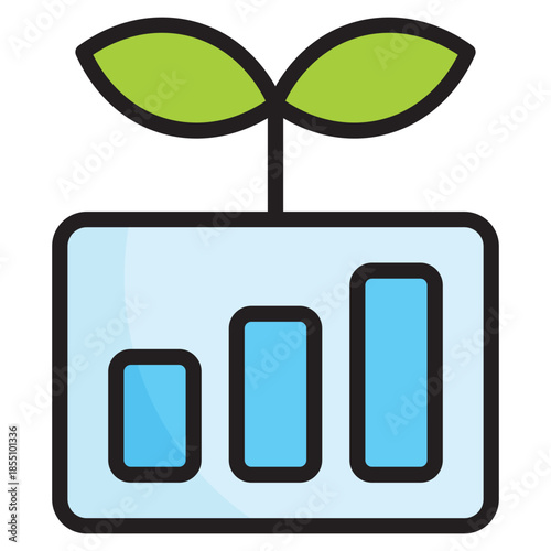 Sustainable Growth Icon
