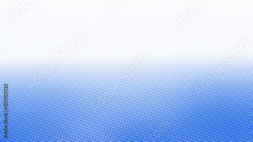 Tableau sur toile Blue halftone texture background transparent overlay dotted circles grid point p