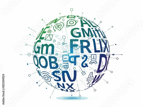 Global Communication and Connection A Visual Representation of Worldwide Connectivity and Networking