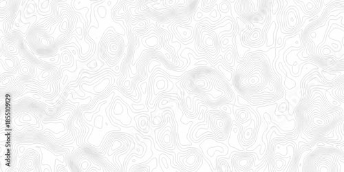White wave paper curved reliefs abstract background, Abstract topographic contours map background. Black and white lines seamless Topographic map patterns, topography line map.