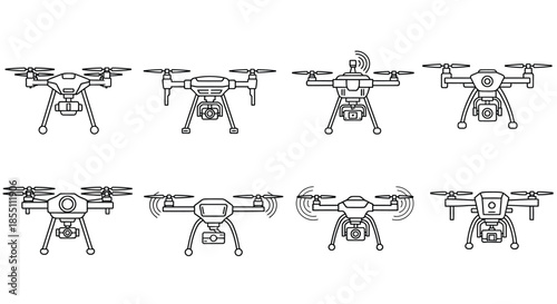 Collection of various drones
