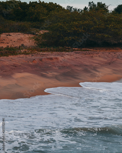 waves on the beach