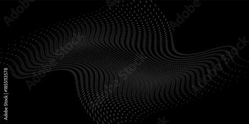 Blurred background with gray polka dots on a black background. For wallpaper, website, game, template, publication, book, design, structure, modern