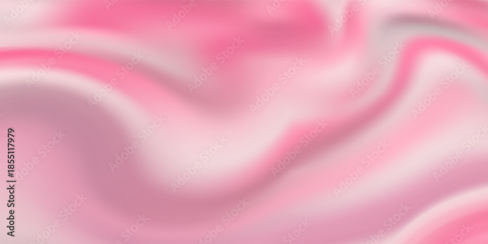 Obraz premium Soft Pink Abstract Wave Background with Smooth Gradient Flow. Modern trendy design in Vector Illustration