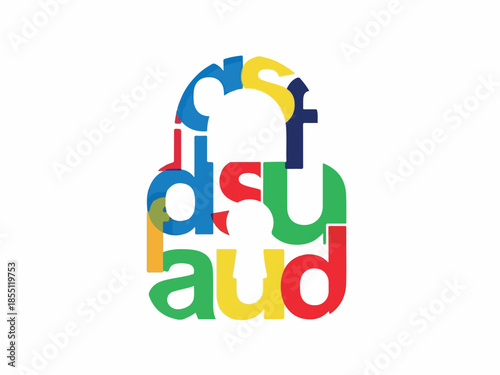 Concept of preventing fraud with a lock and key. Financial security, secure data, and trust