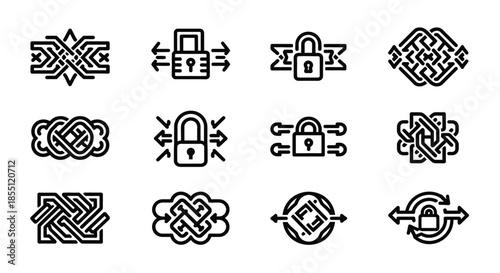 Intricate security symbols